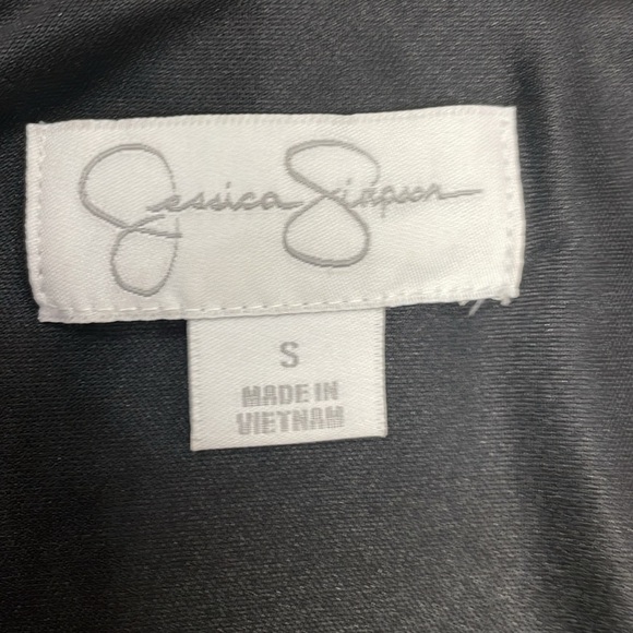 NWT Jessica Simpson One Shoulder Draped Mini Dress Multicolored Abstract S - Picture 13 of 16